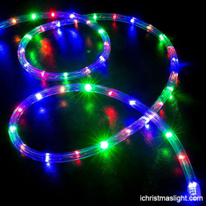 Decorative color changing led rope light