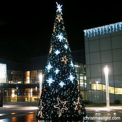 Christmas tree with led light stars