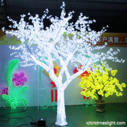 LED lighted clear acrylic Christmas tree