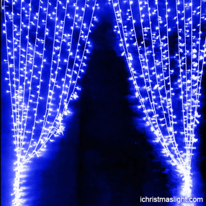 Wedding decorative blue LED curtain lights