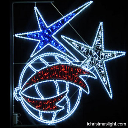 Iron frame christmas star lights manufacturer