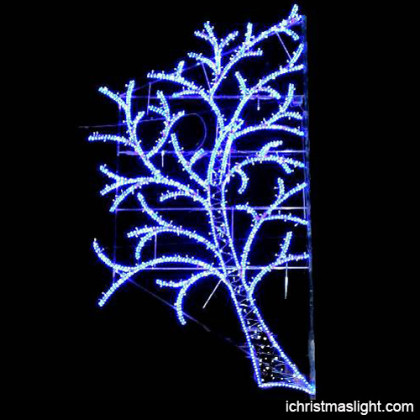 LED tree shape blue Christmas decoration