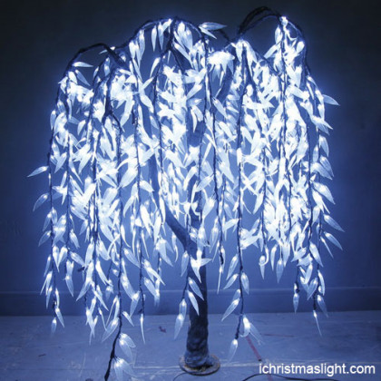 Wholesale outdoor white willow led light tree