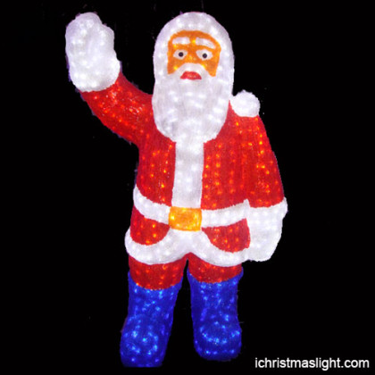Outdoor lighted santa claus made in China
