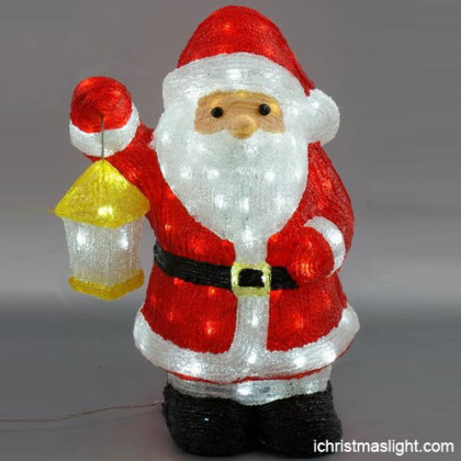 Christmas decorative LED santa claus figures