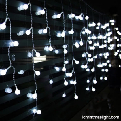 Pure white led icicle dripping light supplier