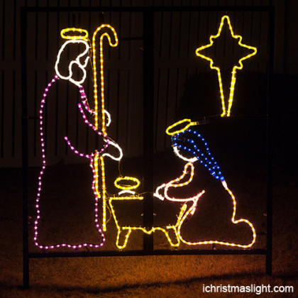House decorative LED nativity lights supplier