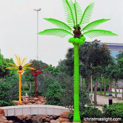 Artificial palm tree with led light supplier