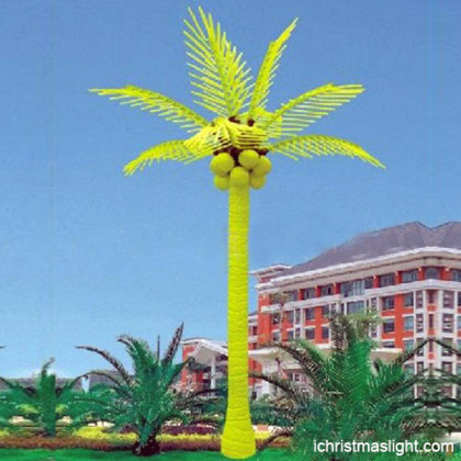 LED outdoor landscape light up palm tree