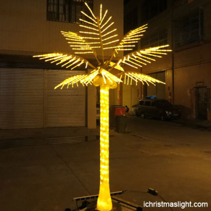 Christmas decor palm tree lights outdoor