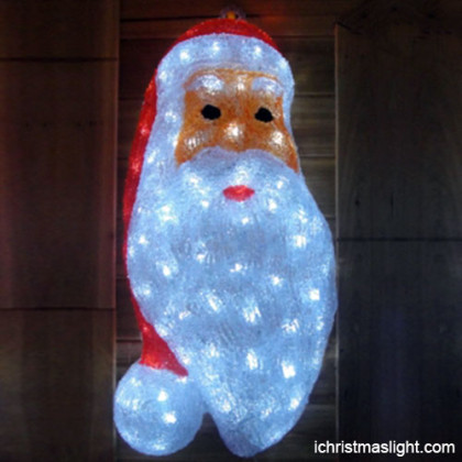 Christmas door decorations LED santa claus
