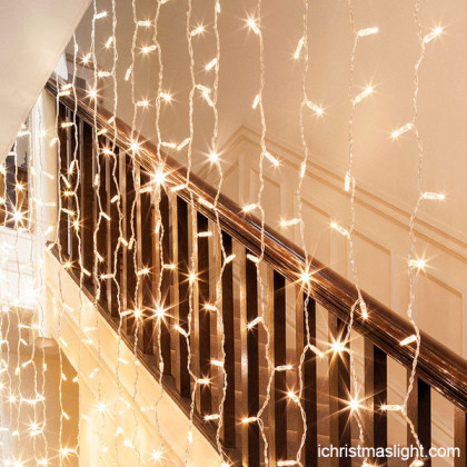 Christmas light curtains LED indoor decor