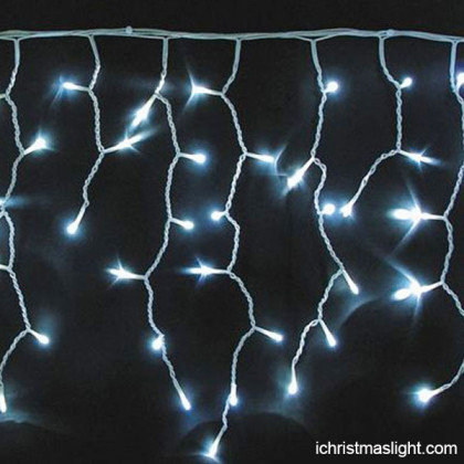 White LED Christmas icicle lights online