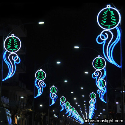 Outdoor street christmas light decorations