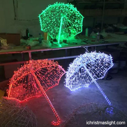 Christmas party decor LED motif umbrella