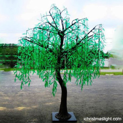LED artificial tree lighted willow supplier