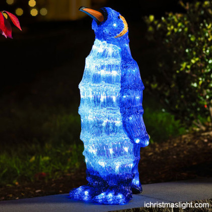 Christmas penguin light outdoor decoration