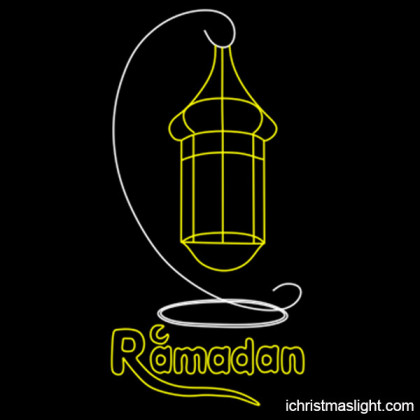 Ramadan street decorative islamic lanterns