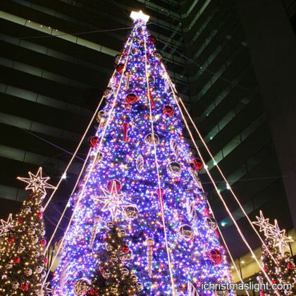 Outdoor lighted Christmas trees for sale