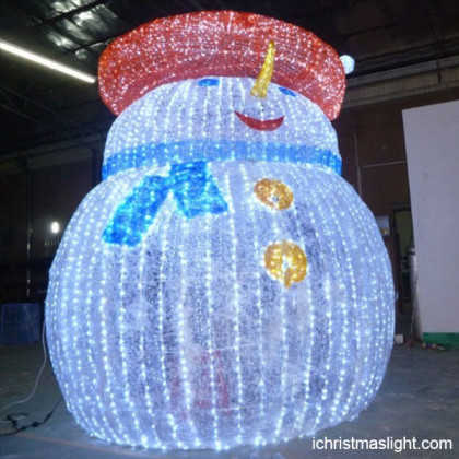 LED snowman outdoor christmas decorations