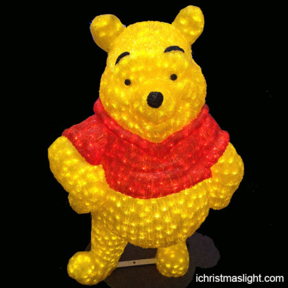 Holiday lighted winnie the pooh characters
