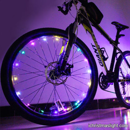 LED bike wheel lights copper wire lights