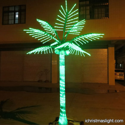 Outdoor lit trees LED coconut tree wholesale