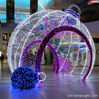 Decorative big 3D LED Christmas light balls