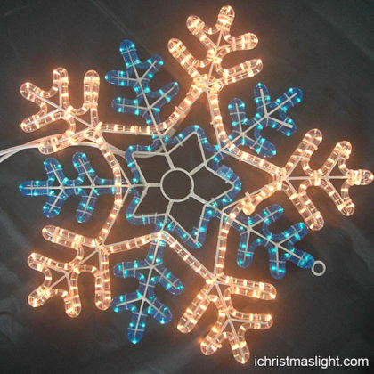 Clear christmas lights LED snowflakes