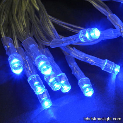 Holiday decorative blue led string lights