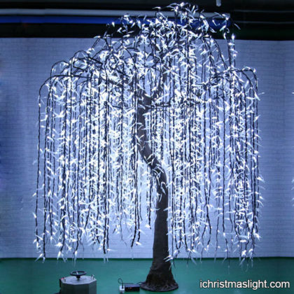 Indoor outdoor white willow tree LED lights