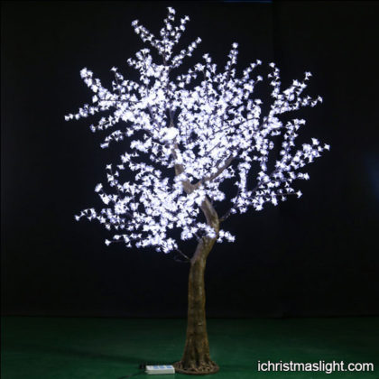 Artificial white lighted trees for weddings