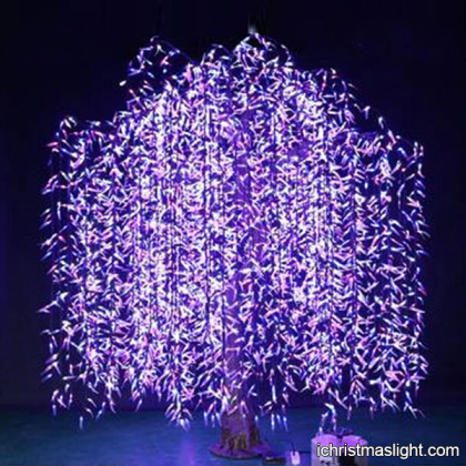 Color changing LED tree artificial willow