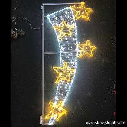 Christmas street decorations LED lighted