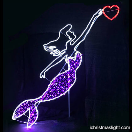 Beautiful Christmas lights LED mermaid