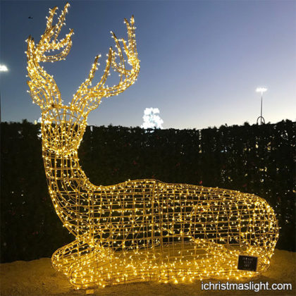 Outdoor christmas figures big LED reindeer