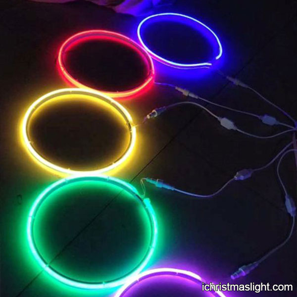 Neon christmas lights bright LED circle | iChristmasLight
