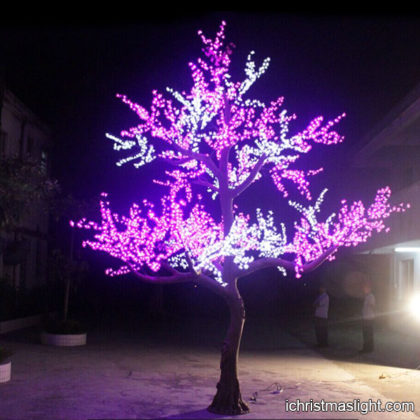 Decorative light up cherry blossom trees