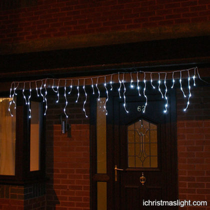 Outdoor decorative LED icicle fairy lights