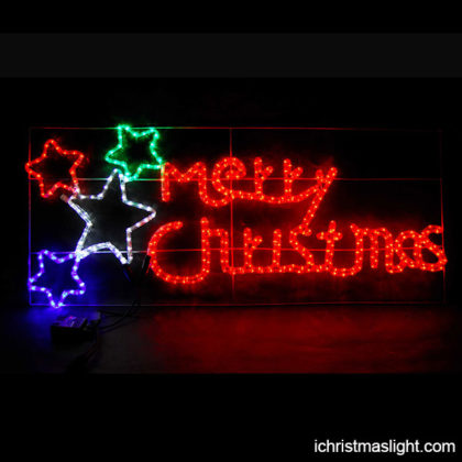LED Merry Christmas lights for outside