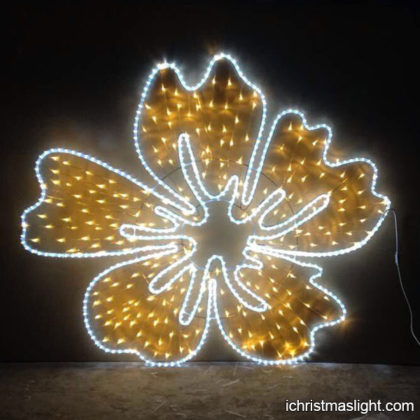 Christmas motif lights large flower lights
