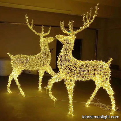 Christmas decorative light up reindeer