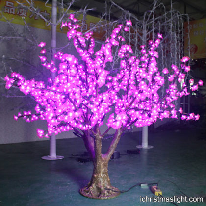 Outdoor decorative LED cherry trees