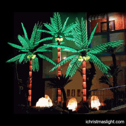 Outdoor decorative LED coconut trees