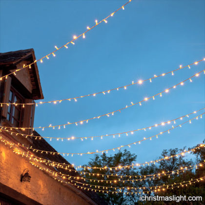 Warm white outdoor patio lights for sale
