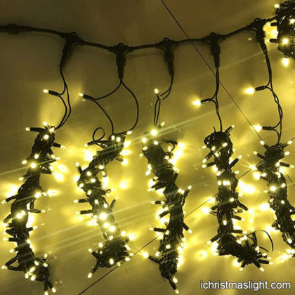 Outdoor decorative LED light up curtains