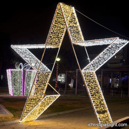 Christmas decorative large lighted star