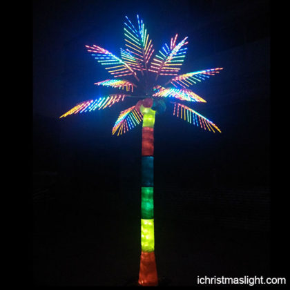 Mix color LED coconut tree light for sale