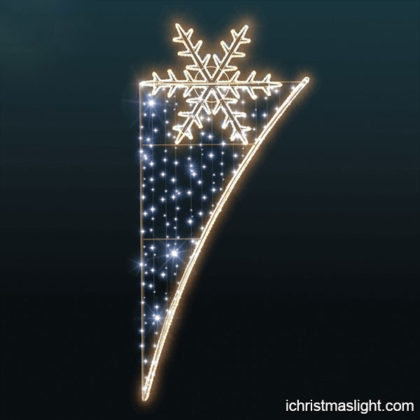Outdoor snowflake Christmas lights wholesale