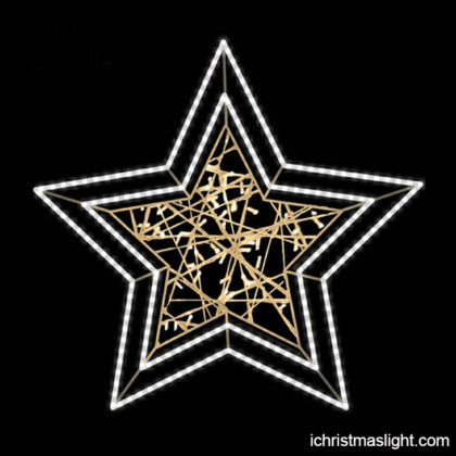 Christmas star LED lights made in China